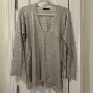 Zara Metallic Sweater